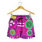 Shorts Women - Aboriginal Family With Dot Painting art - Vibe Hoodie