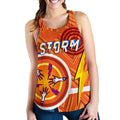 Storm Women Racerback Tank Simple Indigenous - Orange - Vibe Hoodie