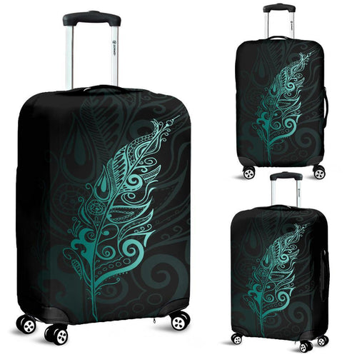 light-silver-fern-luggage-cover-turquoise
