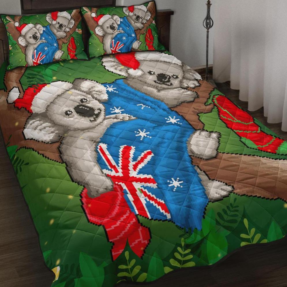 christmas-quilt-bed-set-australia-flag-with-koala-ugly-christmas