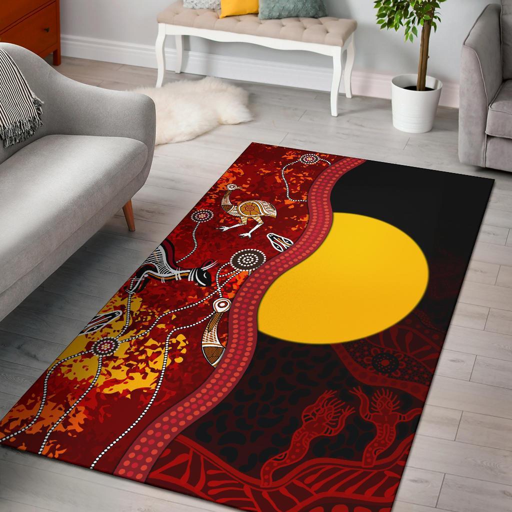 aboriginal-area-rug-red-indigenous-flag