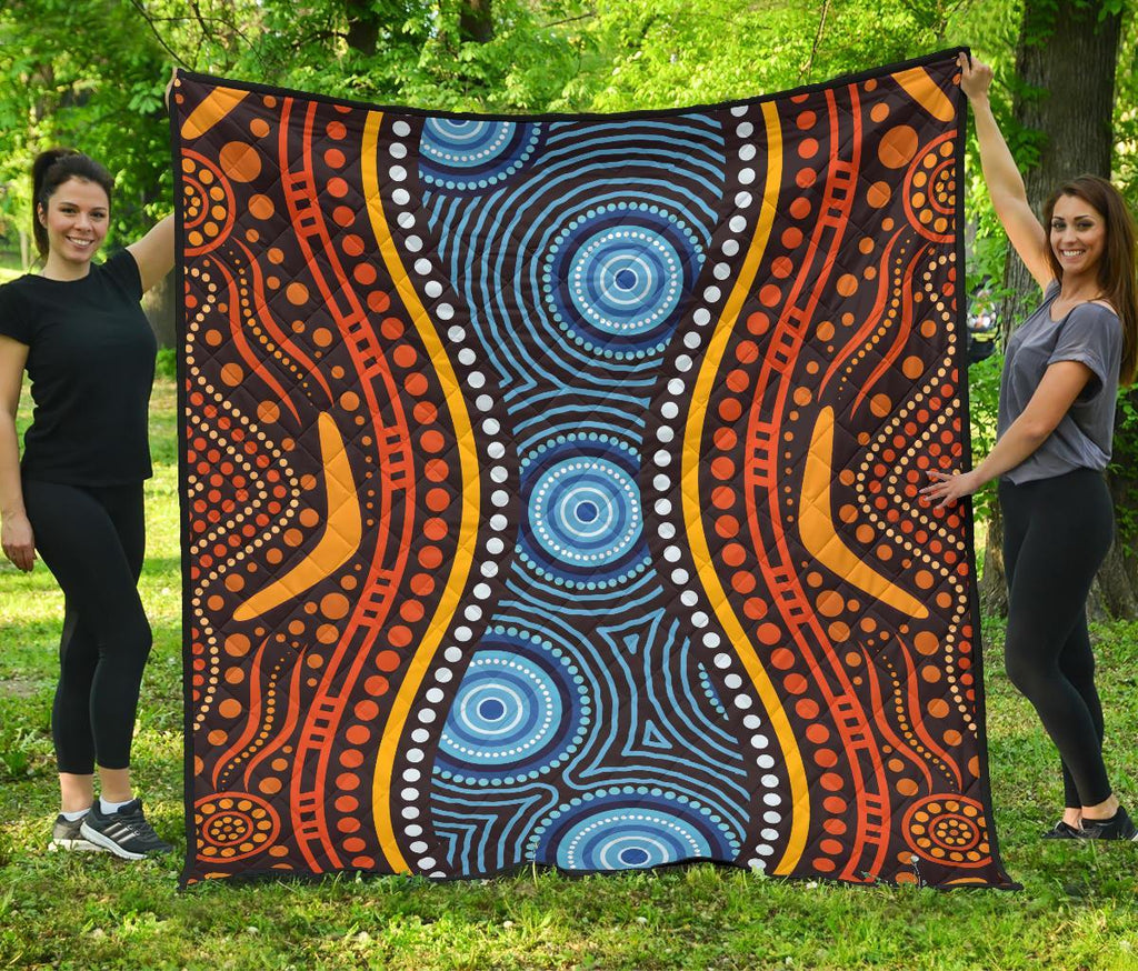 aboriginal-premium-quilt-boomerang-circle-dot-painting-art-ver01