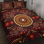 aboriginal-quilt-bed-set-indegenous-dot-painting-art