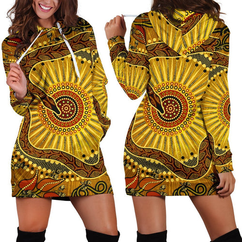 hoodie-dress-australian-aboriginal-snake-rainbow-serpent
