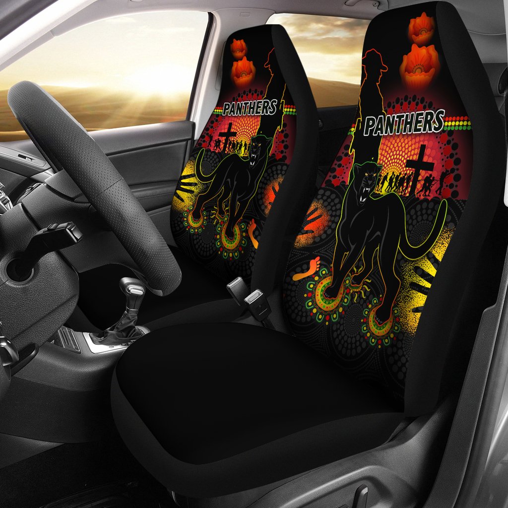 penrith-car-seat-covers-indigenous-panthers-anzac-day-lest-we-forget