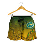 Women's Shorts, Aboriginal Australian Rugby Shorts - Vibe Hoodie