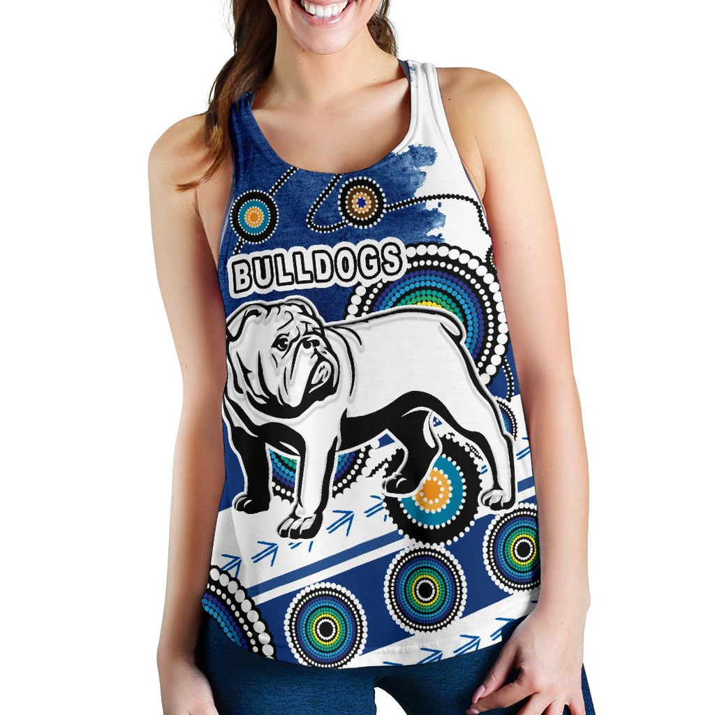 Bulldogs Women Racerback Tank Special Indigenous - Vibe Hoodie