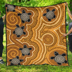 aboriginal-premium-quilt-indigenous-turtle-gold-version