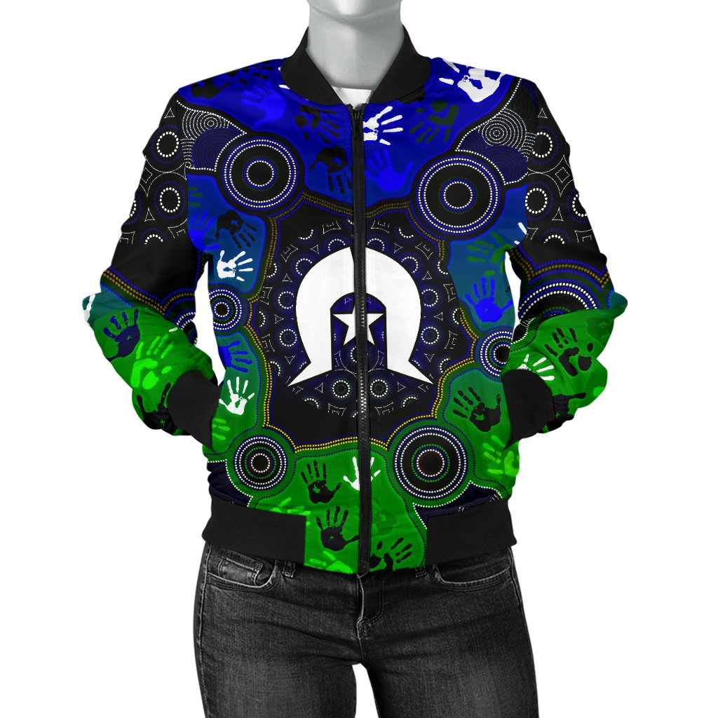 aboriginal-womens-bomber-jacket-torres-strait-symbol-with-indigenous-patterns