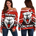Bears Women Off Shoulder Sweater North Sydney Only - Vibe Hoodie