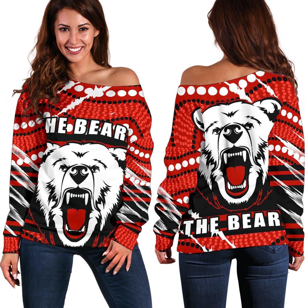 Bears Women Off Shoulder Sweater North Sydney Only - Vibe Hoodie