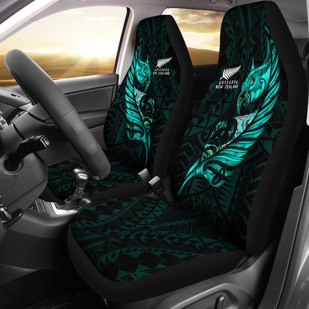 new-zealand-car-seat-cover-manaia-paua-fern-wing-turquoise