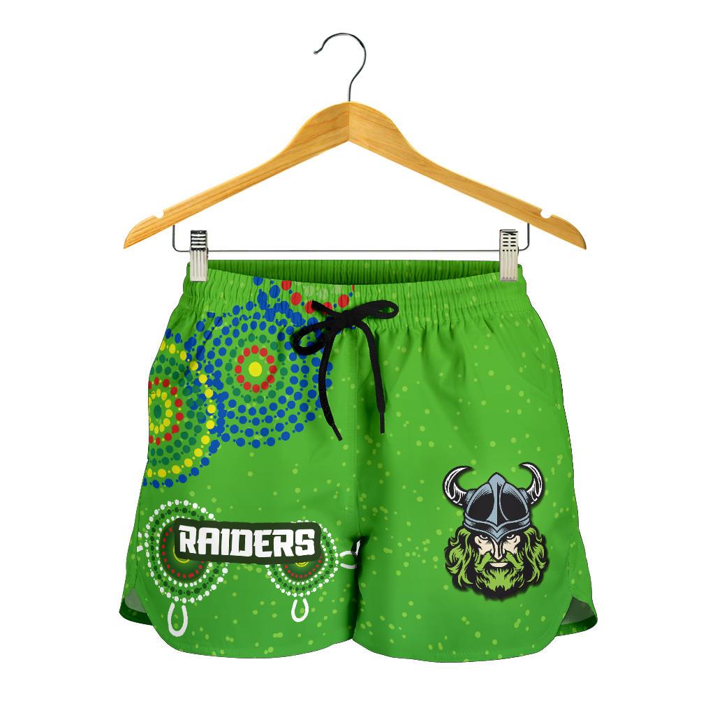 Naidoc Raiders Women Shorts Canberra Indigenous Style - Vibe Hoodie