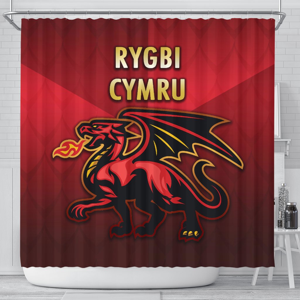 wales-rugby-shower-curtain-simple-style
