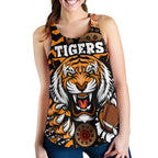 (Custom Personalised) Tigers Women's Racerback Tank Wests Tiger Skin Style - Vibe Hoodie