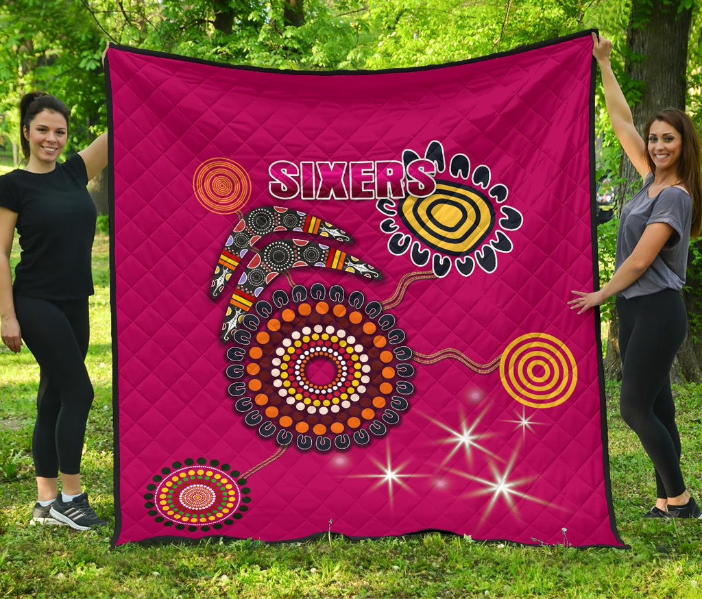 sydney-premium-quilt-sixers-indigenous-magenta