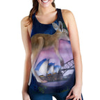 Racerback Tank - Kangaroo Top Tank Dream Sydney Opera - Women - Vibe Hoodie