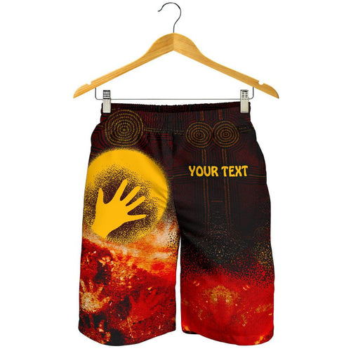custom-aboriginal-mens-shorts-indigenous-flag-hand-art