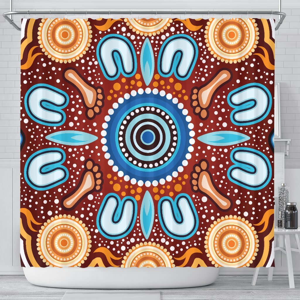 aboriginal-shower-curtain-indigenous-circle-dot-painting-ver02