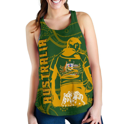 Australia Flag Women'S Racerback Tank - Rugby Winner - Vibe Hoodie