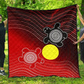 aboriginal-premium-quilt-indigenous-circle-dot-painting-style