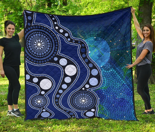 aboriginal-premium-quilt-australia-indigenous-flag-circle-dot-painting-art-blue