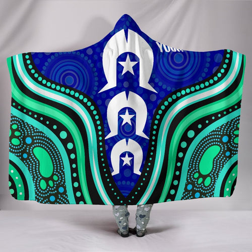 torres-strait-personalised-hooded-blanket-torres-strait-symbol-and-aboriginal-patterns