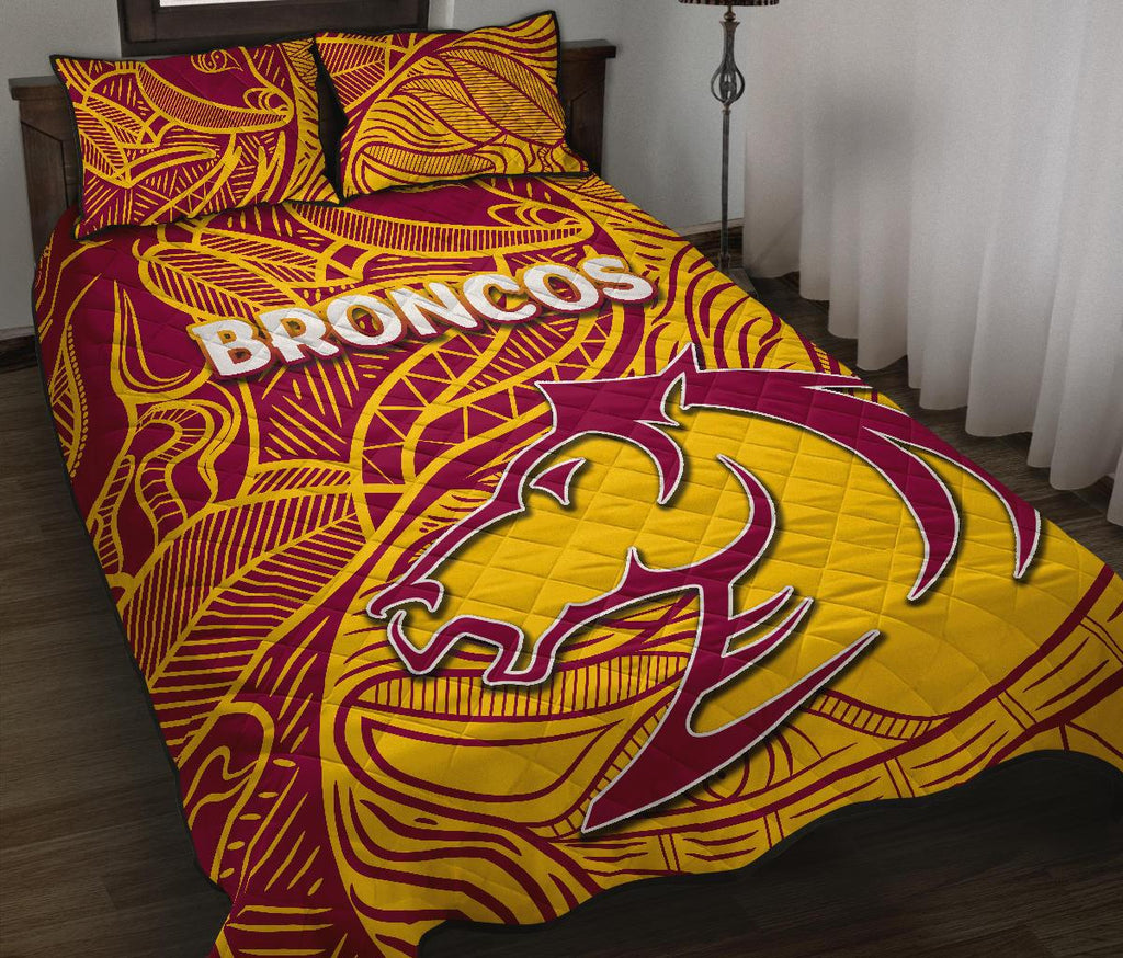 brisbane-broncos-quilt-bed-set-tribal-style