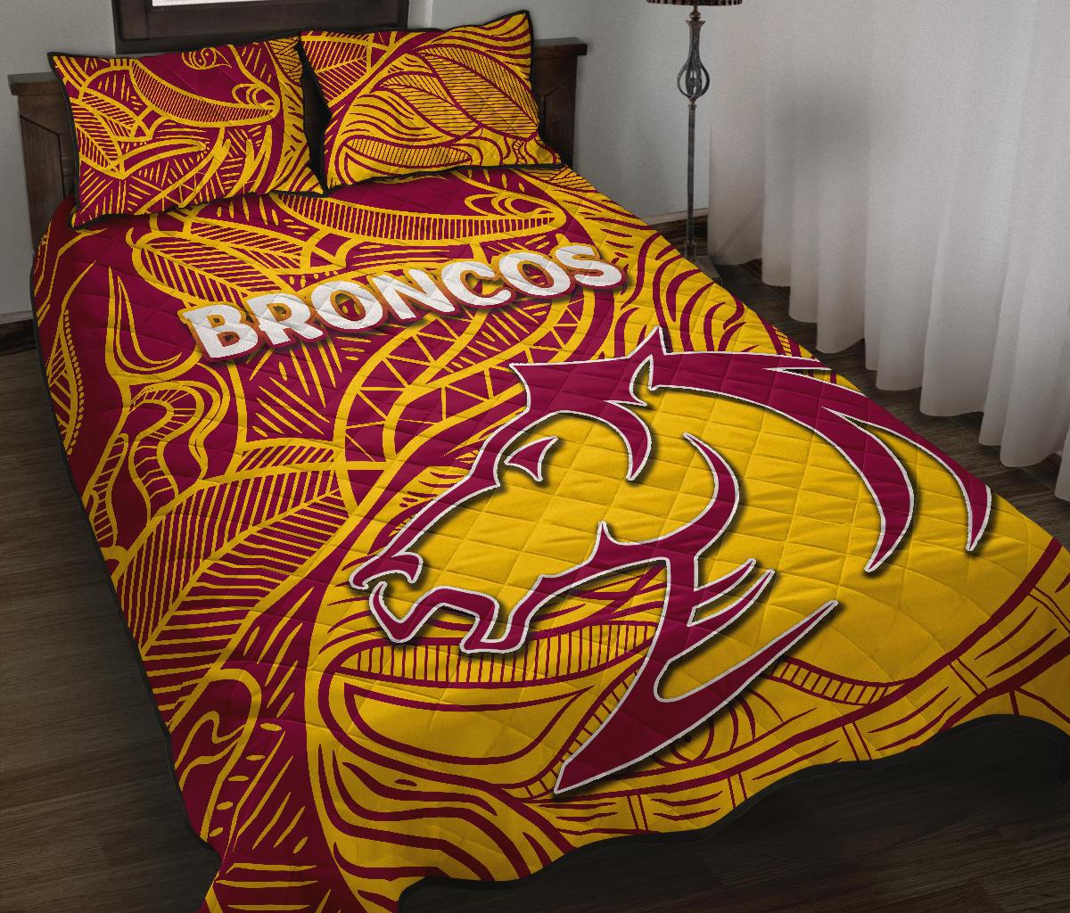 brisbane-broncos-quilt-bed-set-tribal-style