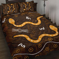 aboriginal-quilt-bed-set-indigenous-snake-hand-brown-color