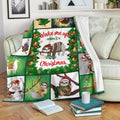 christmas-premium-blanket-light-green-merry-christmas