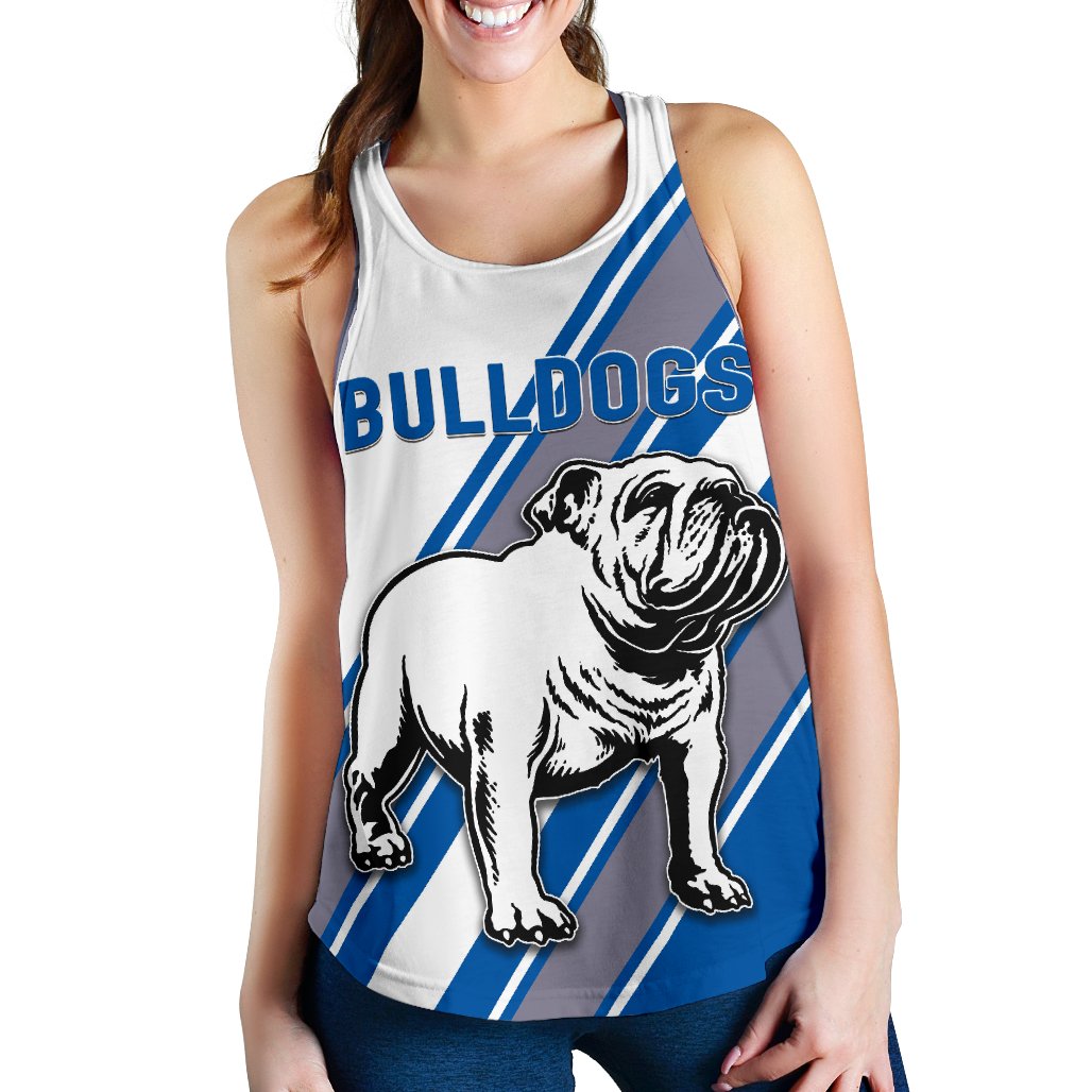 Canterbury-Bankstown Bulldogs Women's Racerback Tank Simple Style - Vibe Hoodie