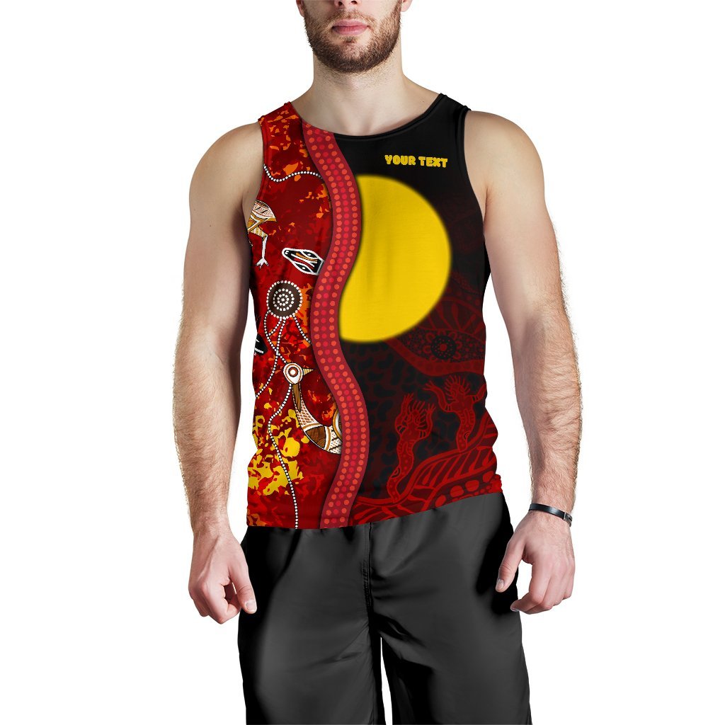 custom-aboriginal-mens-tank-top-red-indigenous-flag