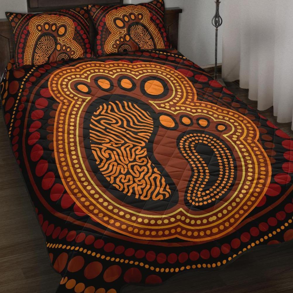 aboriginal-quilt-bed-set-aboriginal-footprint