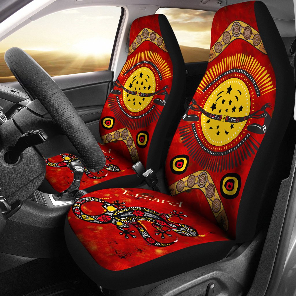 car-seat-covers-lizard-and-boomerang-pattern
