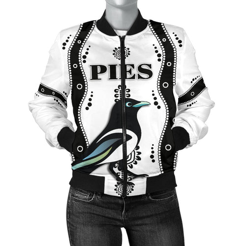 collingwood-women-bomber-jacket-pies-indigenous-white