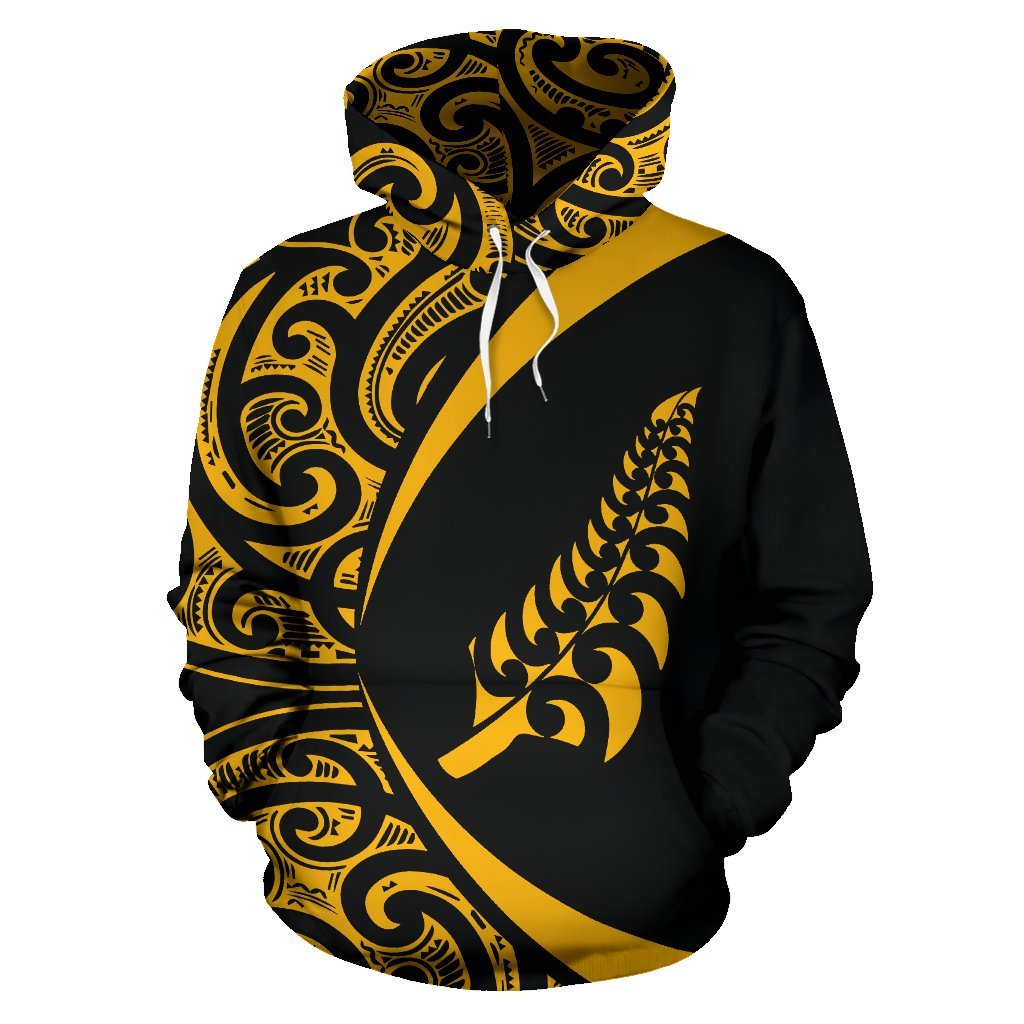 new-zealand-hoodie-maori-silver-fern-circle-style