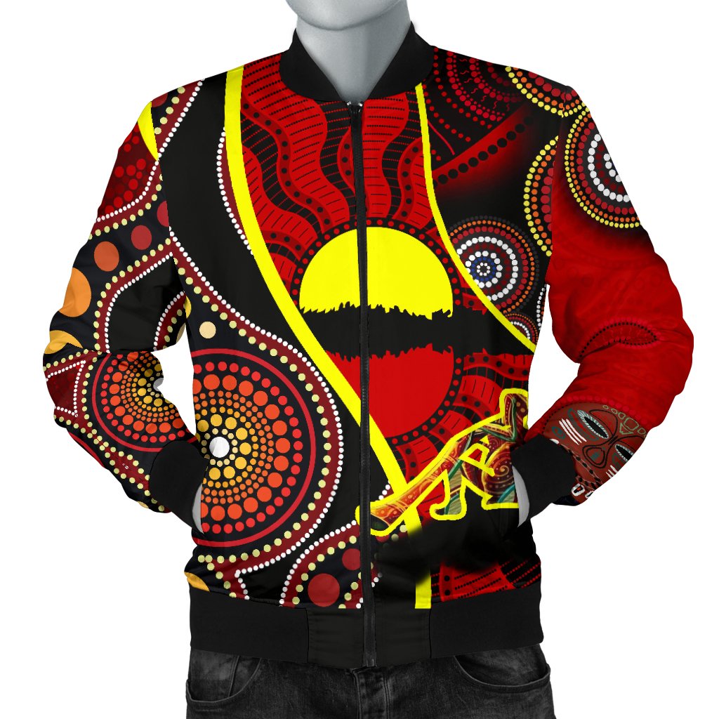 bomber-jacket-australia-aboriginal-dots-with-didgeridoo-1