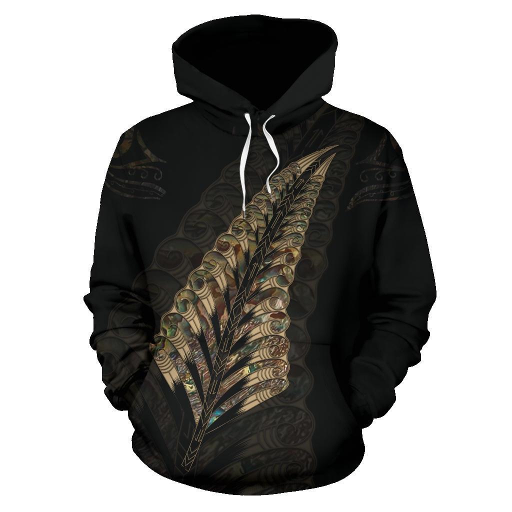 new-zealand-golden-paua-shell-fern-hoodie