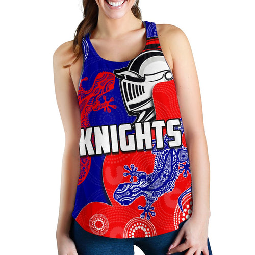 Newcastle Knights Women's Racerback Tank Aboriginal - Vibe Hoodie
