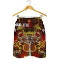 custom-aboriginal-mens-shorts-kangaroo-and-lizard-dot-painting-art