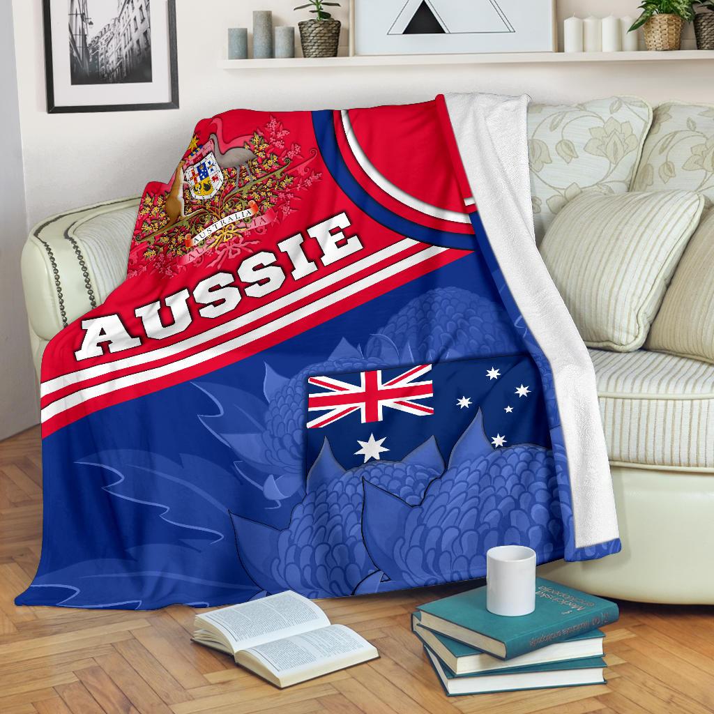premium-blanket-aus-flag-and-coat-of-arms-blanket-waratah-flowers