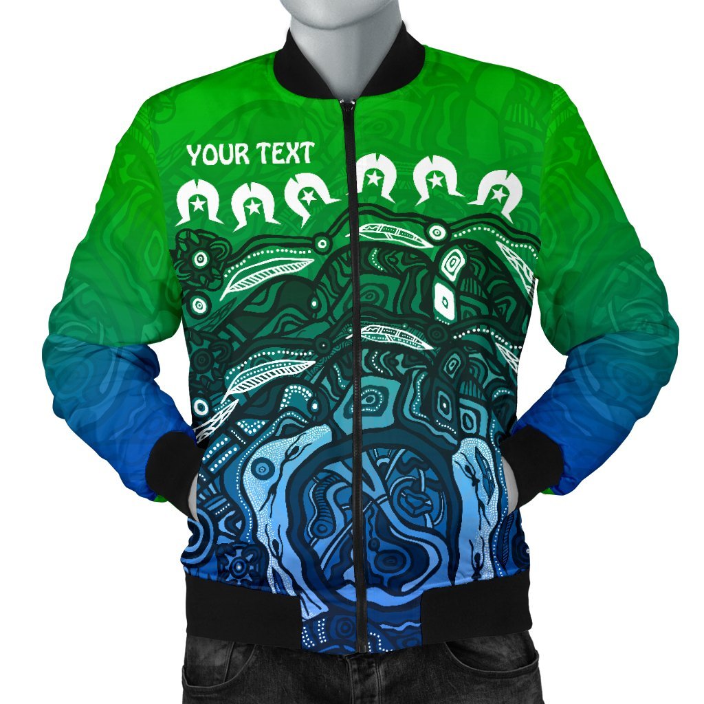 custom-torres-strait-islands-mens-bomber-jacket-blue