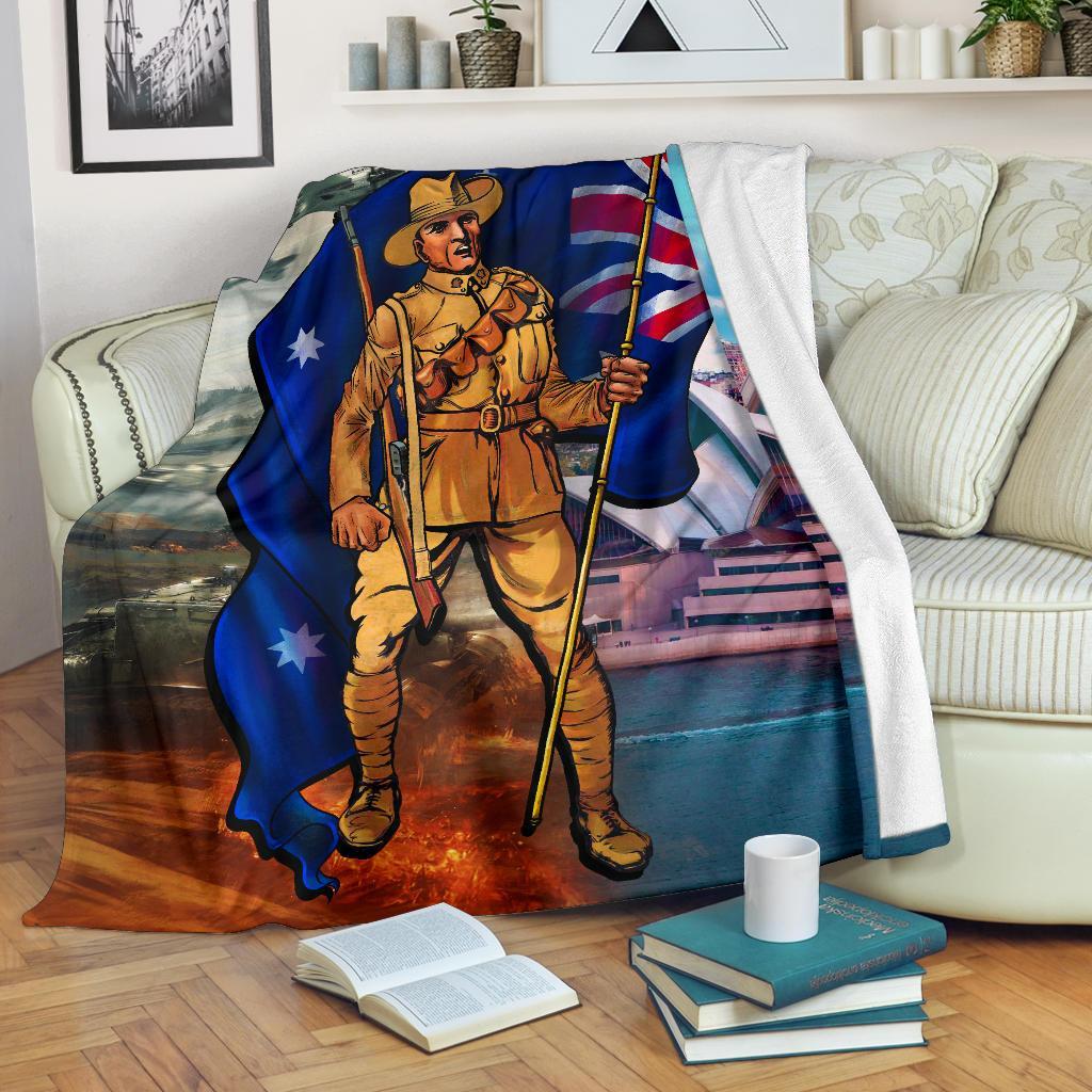 anzac-premium-blanket-australian-soldier