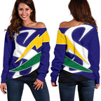 Stormers Women's Off Shoulder Sweater - Vibe Hoodie