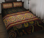 quilt-bed-set-snake-dot-panting-art