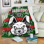 rabbitohs-indigenous-premium-blanket-rabbit-head