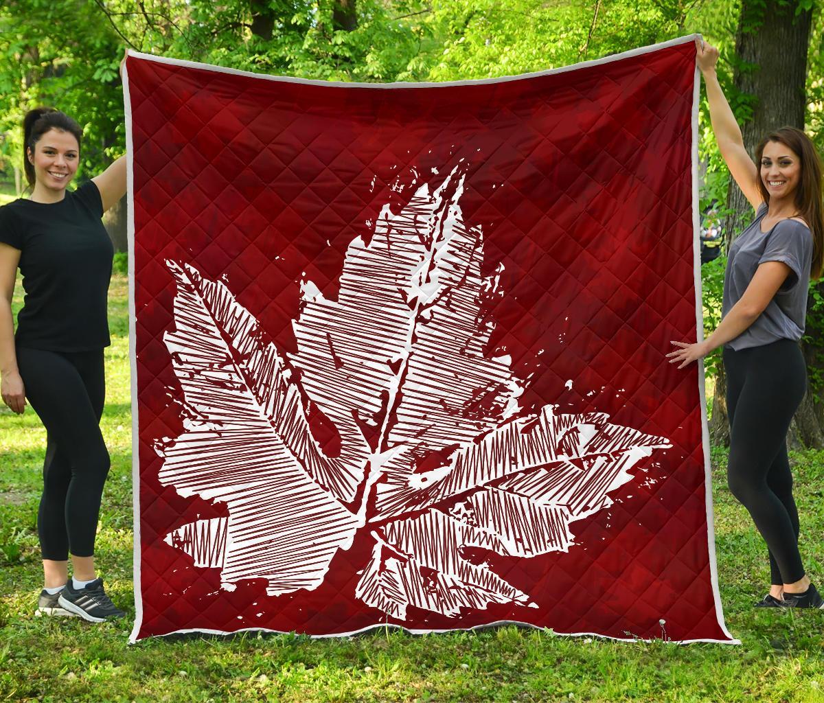 canada-maple-leaf-premium-quilt-red