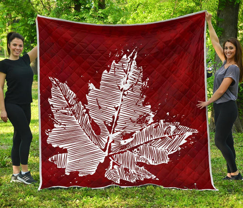 canada-maple-leaf-premium-quilt-red