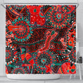 shower-curtains-aboriginal-animal-dot-acrylic-paint